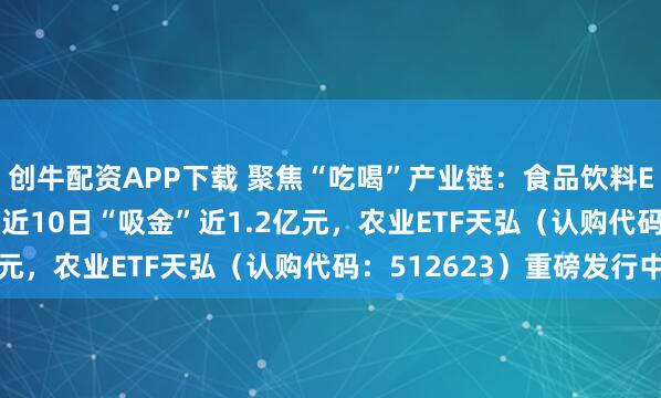 创牛配资APP下载 聚焦“吃喝”产业链：食品饮料ETF天弘（159736）近10日“吸金”近1.2亿元，农业ETF天弘（认购代码：512623）重磅发行中